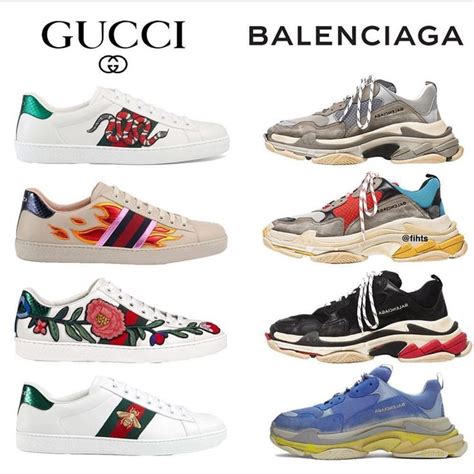 scarpe balenciaga gucci|Balenciaga vs Gucci price.